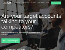 Tablet Screenshot of leadsift.com